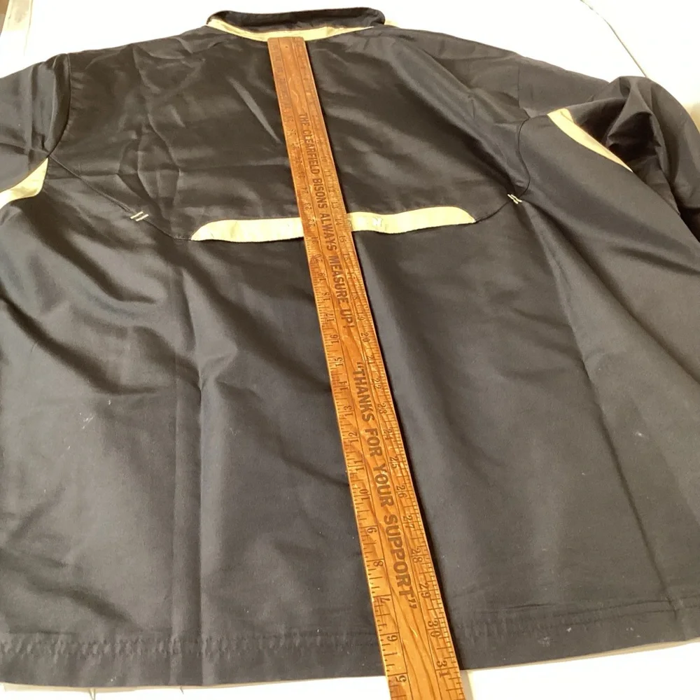 Pittsburgh Penguins 1/4 zip pullover Windbreaker mens size XL Reebok Center Ice - Picture 8 of 12